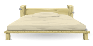 מיטה מעץ מלא